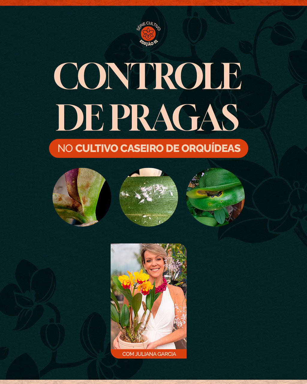 E-book Controle Total de Pragas em Orquídeas e Plantas – Prevenção, Tratamento e Defesa Permanente