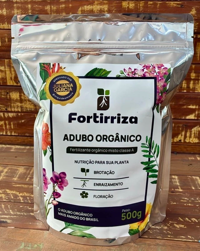 Adubo Fortirriza para Orquídeas e Plantas (500g) - Nutrição Completa para Raízes, Brotos e Floração Saudável