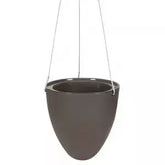 Vaso Autoirrigável EGG 19x21 cm Marrom Taupe – Vasart