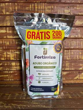 Adubo Fortirriza (500g) + 200g Grátis – Nutrição poderosa para raízes fortes e floração exuberante!