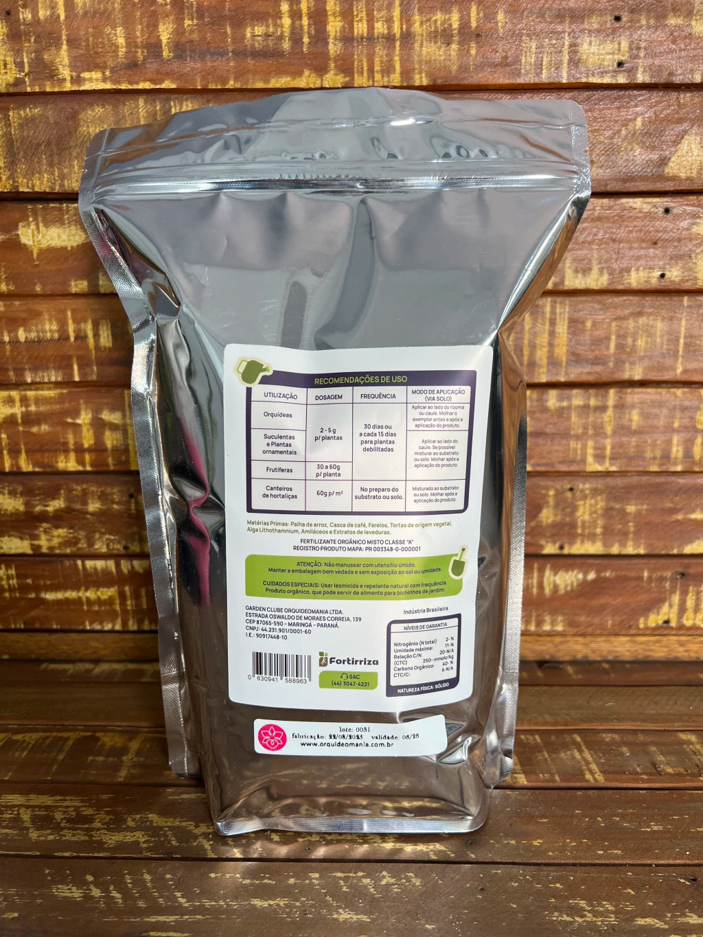 Adubo Fortirriza (500g) + 200g Grátis – Nutrição poderosa para raízes fortes e floração exuberante!