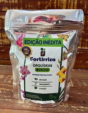 Adubo Orgânico Fortirriza + CÁLCIO 1 Kg – Raízes Fortes, Vegetal Saudável | Ideal para Orquídeas com Raízes Aéreas