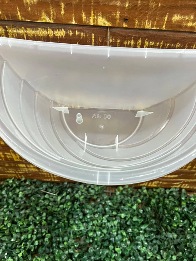 Vaso Transparente de Parede (30 × 15 × 16 cm) – Raízes Saudáveis, Visual Moderno e Alta Resistência