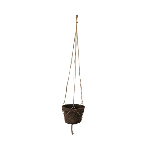 Vaso de Fibra de Coco com Suporte Coquim (8005) - 12 cm Diâmetro x 9 cm Altura, 100% Ecológico